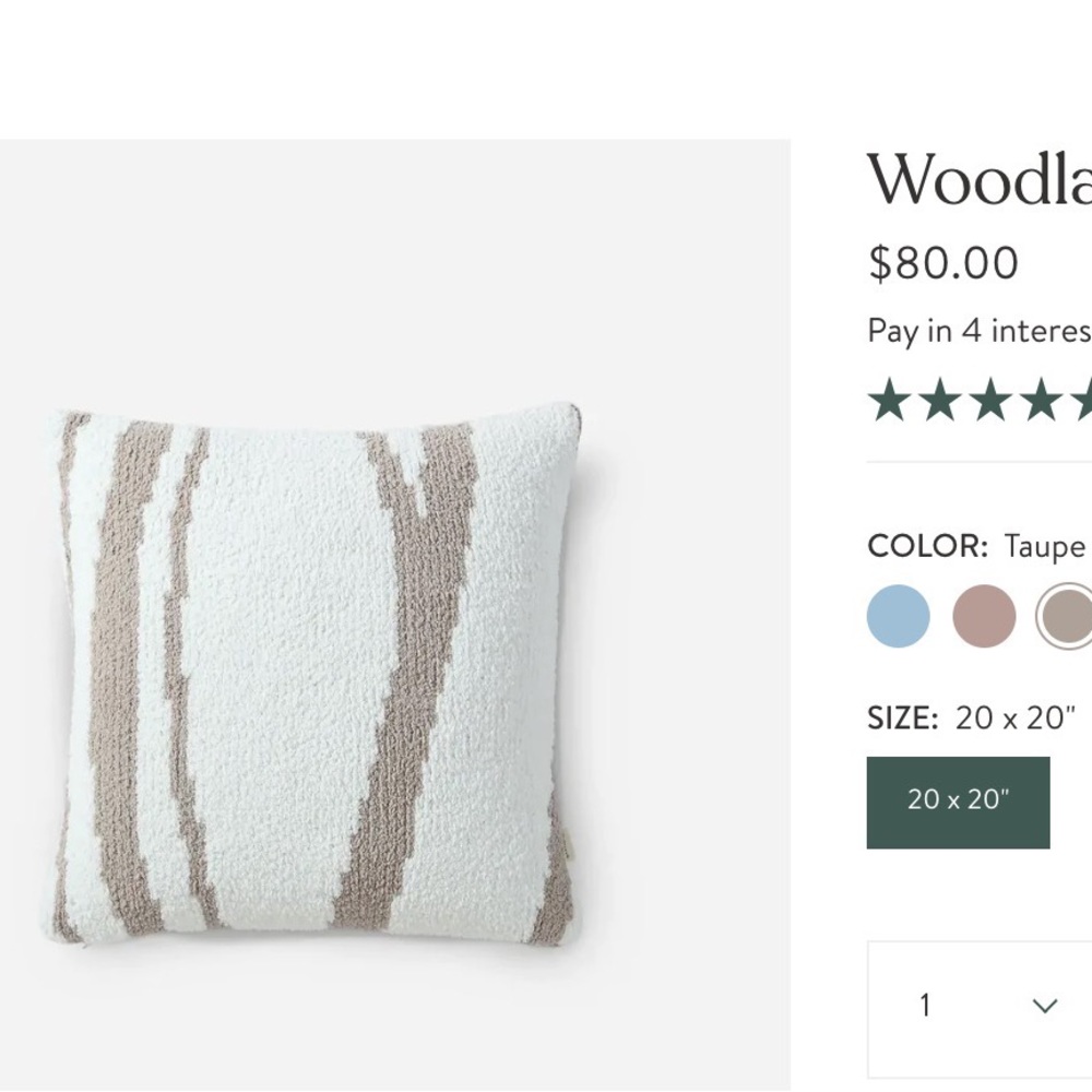Sunday citizen woodland pillows taupe